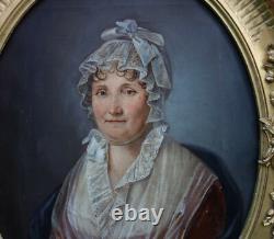 Portrait of a Woman Empire Period French School of the Early 19th Century H/T