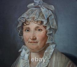 Portrait of a Woman Empire Period French School of the Early 19th Century H/T