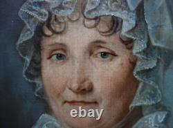 Portrait of a Woman Empire Period French School of the Early 19th Century H/T