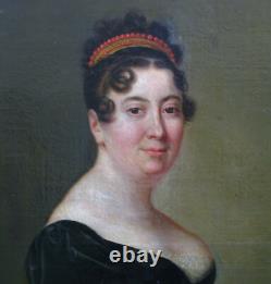 Portrait of a Woman, First Empire Period, French School of the 19th Century, Oil on Canvas Portrait of a Woman, First Empire Period, French School of the 19th Century, Oil on Canvas