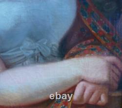 Portrait of a Woman, First Empire Period, French School of the 19th Century, Oil on Canvas