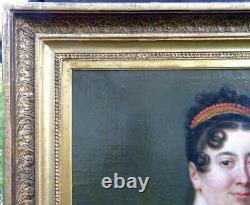 Portrait of a Woman, First Empire Period, French School of the 19th Century, Oil on Canvas Portrait of a Woman, First Empire Period, French School of the 19th Century, Oil on Canvas