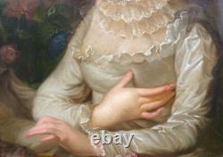Portrait of a Woman, First Empire period, French School, 19th century, Oil on Canvas