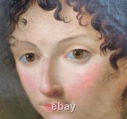 Portrait of a Woman, First Empire period, French School, 19th century, Oil on Canvas