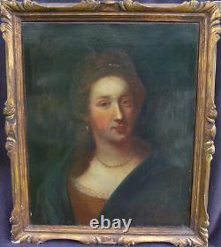 Portrait of a Woman, Louis XIV Period, French School of the 19th Century, Oil on Canvas