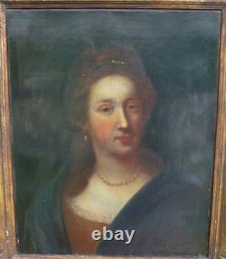 Portrait of a Woman, Louis XIV Period, French School of the 19th Century, Oil on Canvas