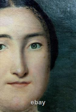 Portrait of a Woman in Oil, Empire Period, 19th Century