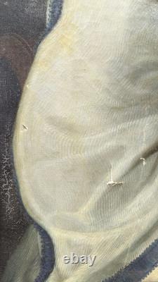 Portrait of a Woman in Oil, Empire Period, 19th Century