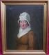 Portrait Of A Woman With A Headdress, First Empire Period, Oil On Canvas, Early 19th Century