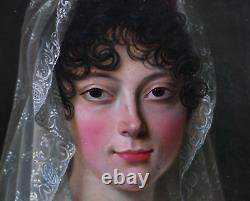 Portrait of a Young Woman, First Empire Period, Oil on Canvas, Early 19th Century