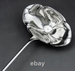 Pretty Punch Bowl or Creamer in Solid Silver and Bone, 19th Century