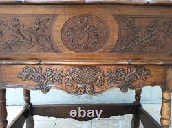 Provençal dough mixer in walnut from the 18th century