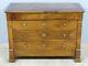 Provincial Commode From The Restoration Period In Solid Walnut, Early 19th Century