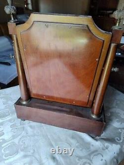 Psyche table mirror in mahogany, Louis XVI style. 19th century period.