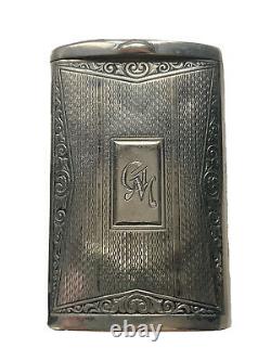 Pyrogen Lightbox Object Silver Smoker Epoque XIX Antique Silver Box