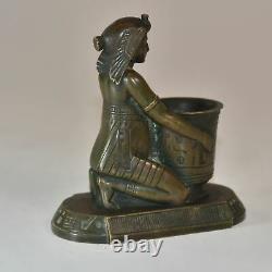 Pyrogène Young Egyptian Bronze Egyptomania Period Late 19th 19th Century