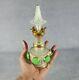 Rare And Superb Opaline And Oraline Bottle Epoque Charles X Xix
