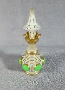 Rare And Superb Opaline And Oraline Bottle Epoque Charles X XIX