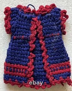 Rare Beautiful Dress for Mignonnette 19th Century Kesner, Sustrack Etc