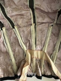 Rare Belle Époque black jet satin jacket & sequins Lisse & Cie Chaumont c. 1900