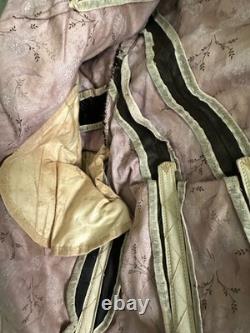 Rare Belle Époque black jet satin jacket & sequins Lisse & Cie Chaumont c. 1900