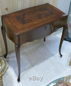 Rare Dressing Table Toilette Transformation, Louis XV Style, XIX Era