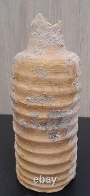 Rare Gallo-Roman terracotta drainage pipe, length 153 mm, diameter 53 mm