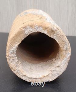Rare Gallo-Roman terracotta drainage pipe, length 153 mm, diameter 53 mm