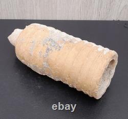 Rare Gallo-Roman terracotta drainage pipe, length 153 mm, diameter 53 mm