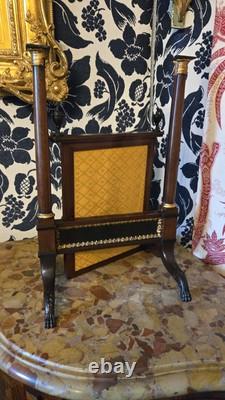 Rare scale model of an Empire screen, early 19th century