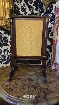 Rare scale model of an Empire screen, early 19th century