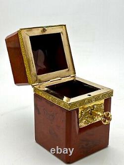 Red Box Of Empire Era 19th Century