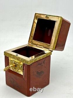 Red Box Of Empire Era 19th Century