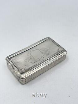 Ref 433 Pyrogenic Matchbox Smoker Object Silver 19th Century