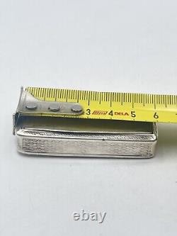 Ref 433 Pyrogenic Matchbox Smoker Object Silver 19th Century