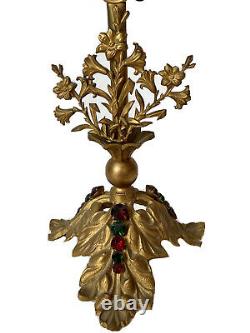 Reliquary-ostensoir Monstrance Strass & Emal Church & Liturgy Age 19th