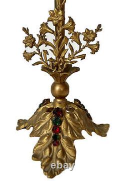 Reliquary-ostensoir Monstrance Strass & Emal Church & Liturgy Age 19th