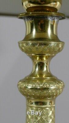 Restoration Time Lamp In Golden Bronze Chiseled, Start XIX