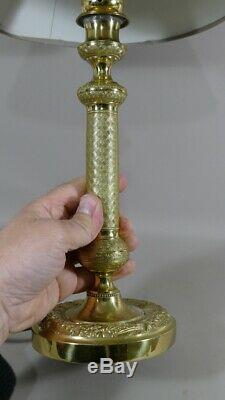 Restoration Time Lamp In Golden Bronze Chiseled, Start XIX