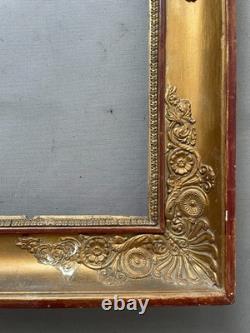 Restoration-era frame, antique frame, gilded frame 55 x 42 cm