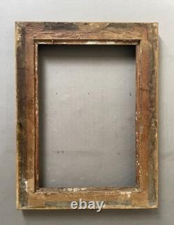 Restoration-era frame, antique frame, gilded frame 55 x 42 cm