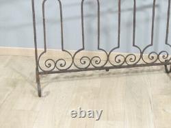 Riveted Wrought Iron Partition Grille from the 19th Century