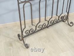 Riveted Wrought Iron Partition Grille from the 19th Century