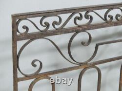 Riveted Wrought Iron Partition Grille from the 19th Century