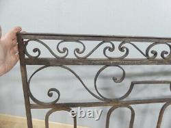 Riveted Wrought Iron Partition Grille from the 19th Century