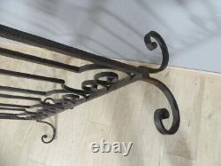 Riveted Wrought Iron Partition Grille from the 19th Century