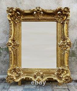 Rococo Mirror In Gilded Wood And Mercury Louis XV 19th Century