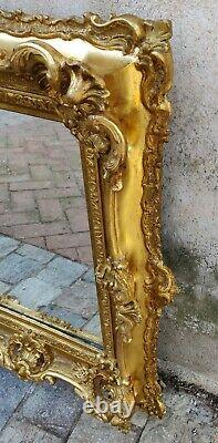 Rococo Mirror In Gilded Wood And Mercury Louis XV 19th Century