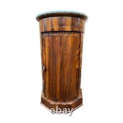 Round Chevet Somno Empire Period 19th Column Furniture Napoleon