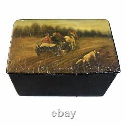 Russian Box Period 19th Painted